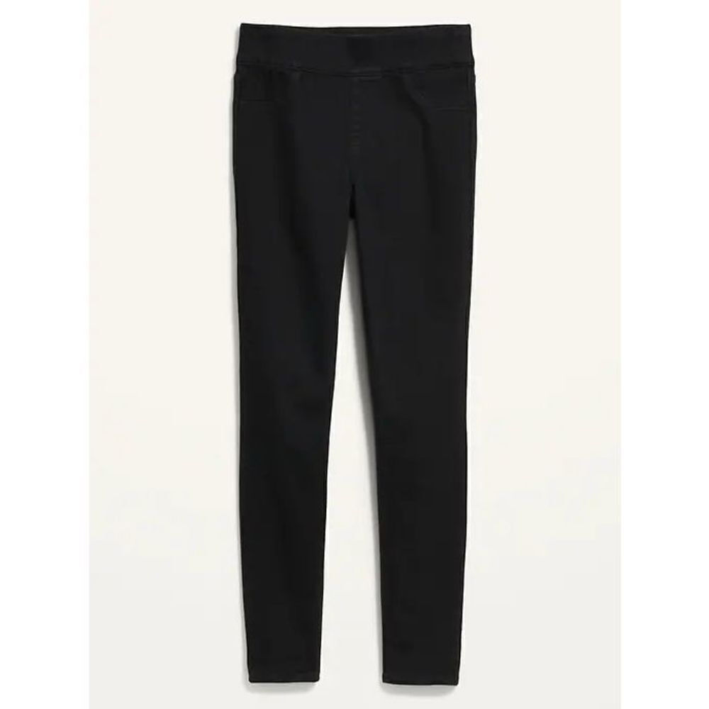 Old Navy Black Stretch Midi Rise Jeggings
